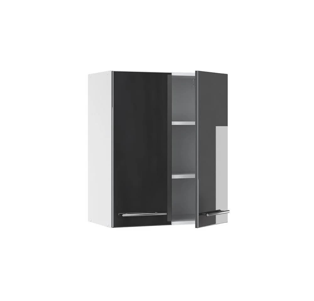 Vicco Hängeschrank Fame-Line Anthrazit Hochglanz/Weiß 60 cm - Bild 5