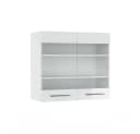 Vicco Glashängeschrank Fame-Line Weiß Hochglanz Glasfront Bild 3