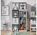 Vicco Kinderregal Marvin Weiß 6 Fächer Aufbewahrung Bild 5