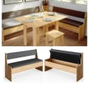 Vicco Eckbank Roman mit Truhe Goldkraft Eiche/Anthrazit Bild 2