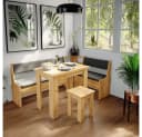 Vicco Eckbankgruppe Roman Eiche/Anthrazit 5-tlg. mit Tisch Bild 3