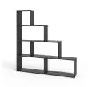 Vicco Treppenregal ASYM Raumteiler Schwarz Skandinavisch Bild 2