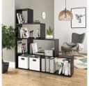 Vicco Treppenregal ASYM Raumteiler Schwarz Skandinavisch Bild 3