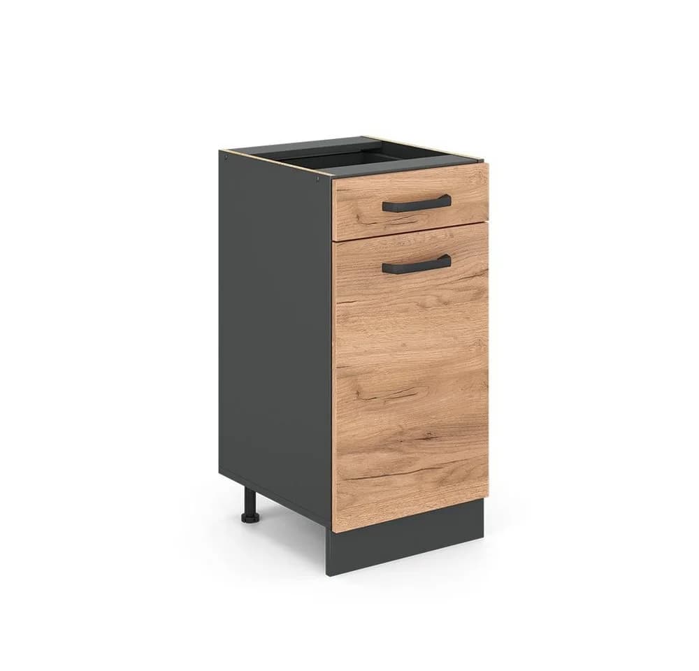 Vicco Unterschrank R-Line Anthrazit/Goldkraft Eiche 40 cm - Bild 3