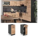 Vicco Unterschrank R-Line Anthrazit/Goldkraft Eiche 40 cm Bild 4