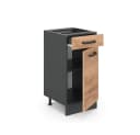 Vicco Unterschrank R-Line Anthrazit/Goldkraft Eiche 40 cm Bild 5