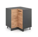 Vicco Eckunterschrank R-Line Goldkraft Eiche Anthrazit Bild 3
