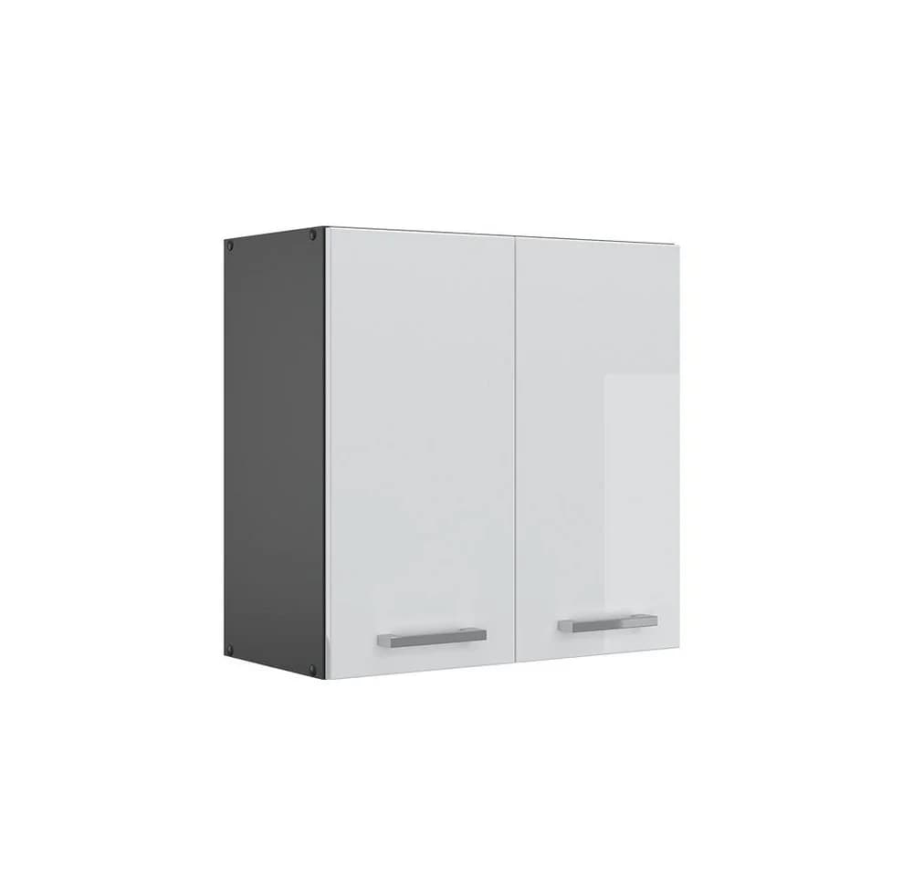 Vicco Hängeschrank R-Line Weiß Hochglanz Anthrazit 60 cm - Bild 3