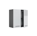 Vicco Hängeschrank R-Line Weiß Hochglanz Anthrazit 60 cm Bild 5