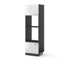 VICCO R-Line Küchenschrank Anthrazit Mikrowellenumbau Bild 3
