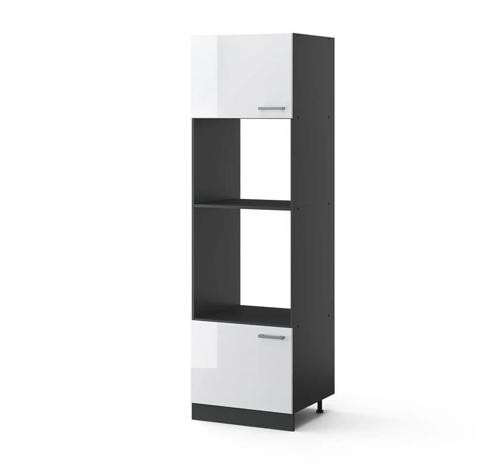 VICCO R-Line Küchenschrank Anthrazit Mikrowellenumbau - Bild 3