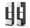 VICCO R-Line Küchenschrank Anthrazit Mikrowellenumbau Bild 5