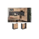 Vicco Unterschrank R-Line Spülenunterschrank Goldkraft Eiche Anthrazit Bild 1