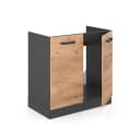 Vicco Unterschrank R-Line Spülenunterschrank Goldkraft Eiche Anthrazit Bild 5