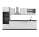 Vicco Küchenzeile R-Line 300 cm Weiß Hochglanz Anthrazit Bild 3