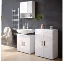 Vicco Midischrank Irma Weiß Hochglanz Badmöbel Bild 5