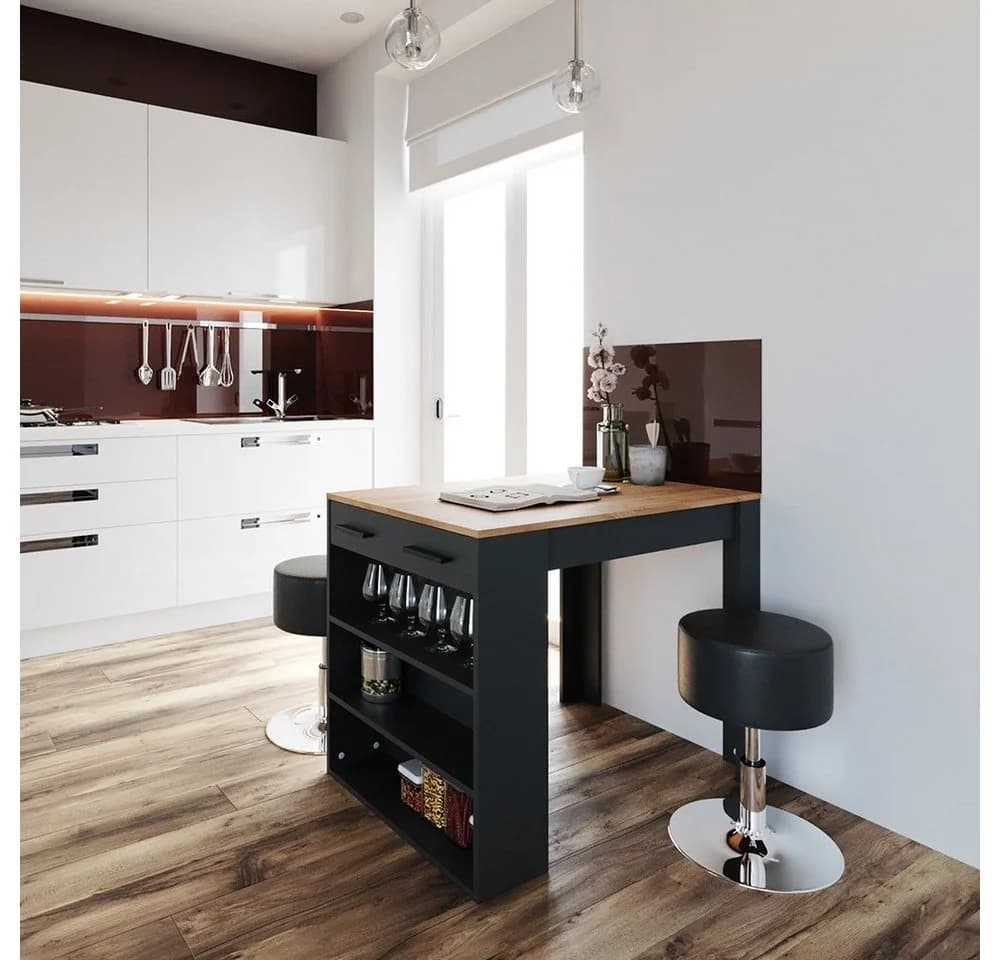 Vicco Bartisch Repose Multifunktionell Anthrazit Eiche - Bild 3