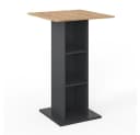 Vicco Bartisch Rodeo Anthrazit/Goldkraft Eiche mit Regal Bild 2