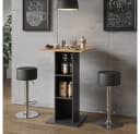 Vicco Bartisch Rodeo Anthrazit/Goldkraft Eiche mit Regal Bild 3