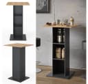 Vicco Bartisch Rodeo Anthrazit/Goldkraft Eiche mit Regal Bild 4