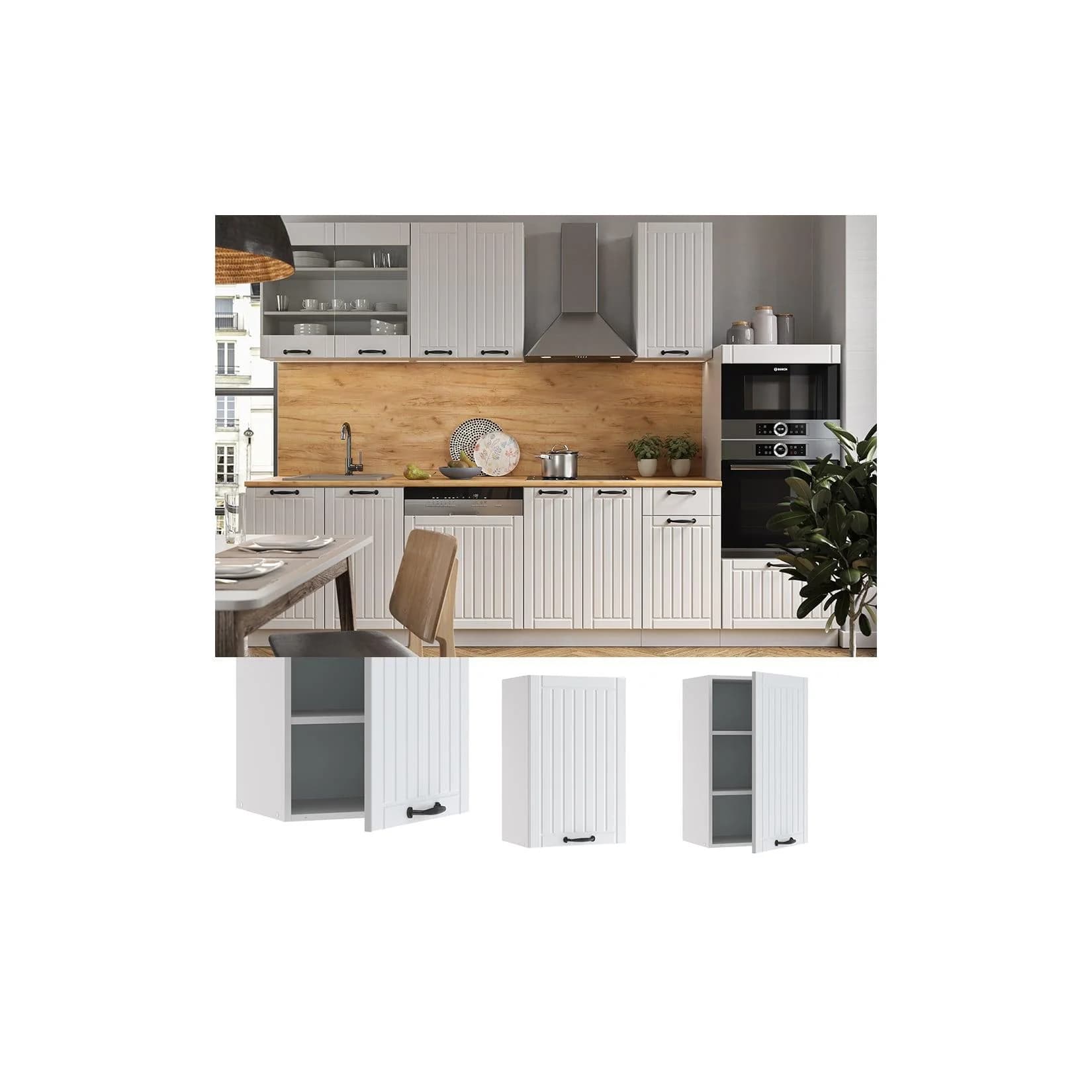 Vicco Hängeschrank 45 cm Fame Line Weiß Landhausstil Küchenschrank