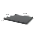 Vitalispa Kindermatratze 100x90cm für Spielturmbett Teddy Bild 5