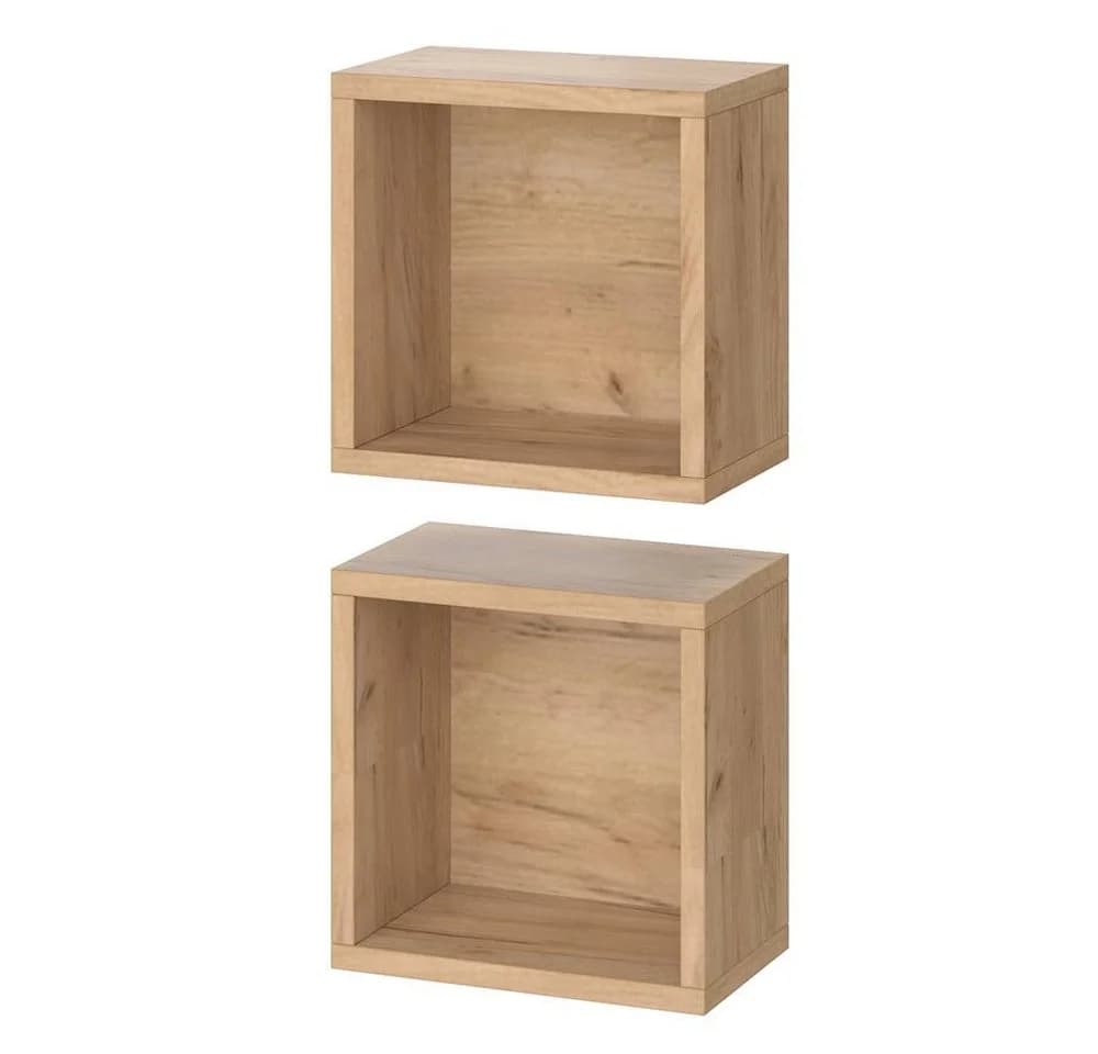 Vicco Hängeschrank Senyo 2er Set Goldkraft Eiche Wandregal - Bild 3