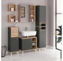 Vicco Hängeschrank Senyo 2er Set Goldkraft Eiche Wandregal Bild 5