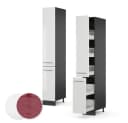 Vicco Apothekerhochschrank Fame-Line Weiß Hochglanz 30 cm Bild 5