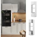 Vicco Mikrowellenumbauschrank R-Line Weiß Landhaus 60 cm Bild 2