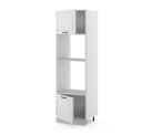Vicco Mikrowellenumbauschrank R-Line Weiß Landhaus 60 cm Bild 5