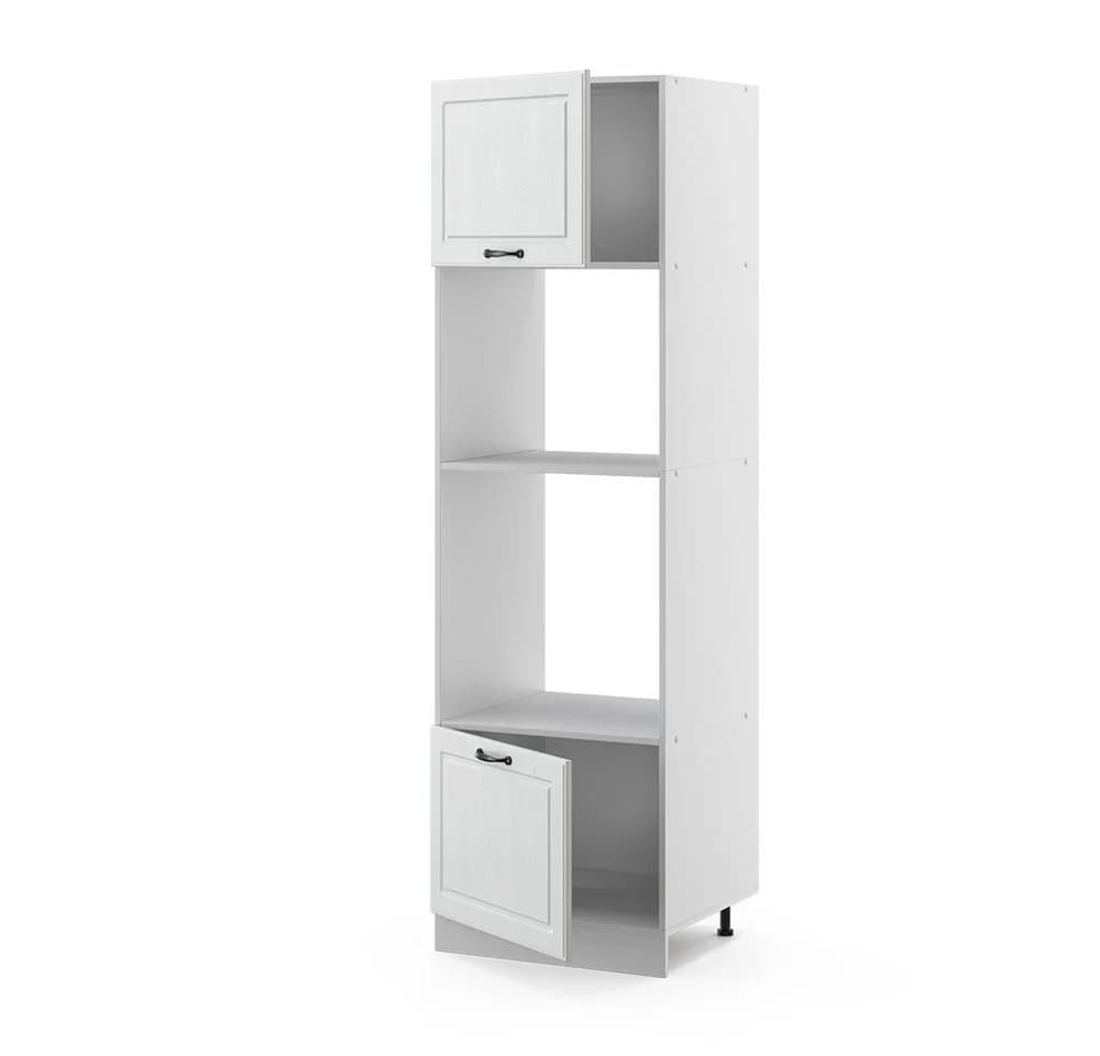 Vicco Mikrowellenumbauschrank R-Line Weiß Landhaus 60 cm - Bild 5