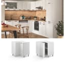 Vicco Eckunterschrank R-Line Weiß Landhaus Modular Bild 4