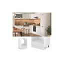 Vicco Herdumbauschrank R-Line Weiß Landhaus 60 cm Bild 1