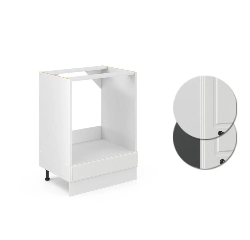 Vicco Herdumbauschrank R-Line Weiß Landhaus 60 cm - Bild 5