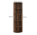 Vicco Eckregal Ecki Antikholz 5 Ablagen Wandhalterung Bild 5