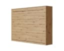 SMARTBett Schrankbett Standard Weiß Hochglanz Klappbett Bild 2