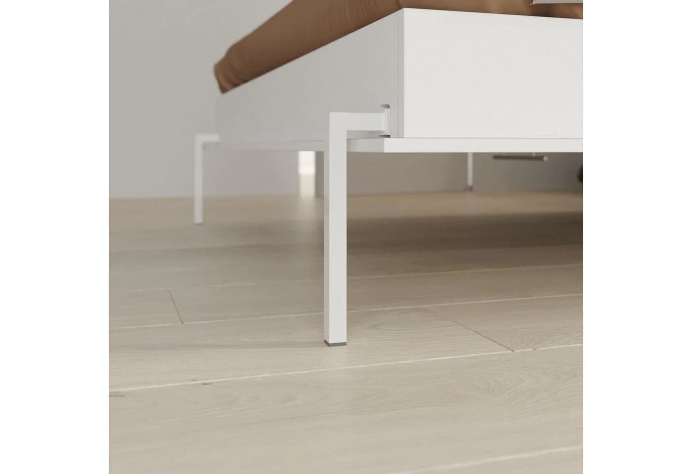 SMARTBett Schrankbett Wandklappbett Weiß mit Gasdruckfedern - Bild 5