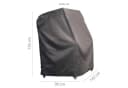 Strandkorb Hanse Schutzhülle 142cm Grau Anthrazit Ripstop TPU Bild 4