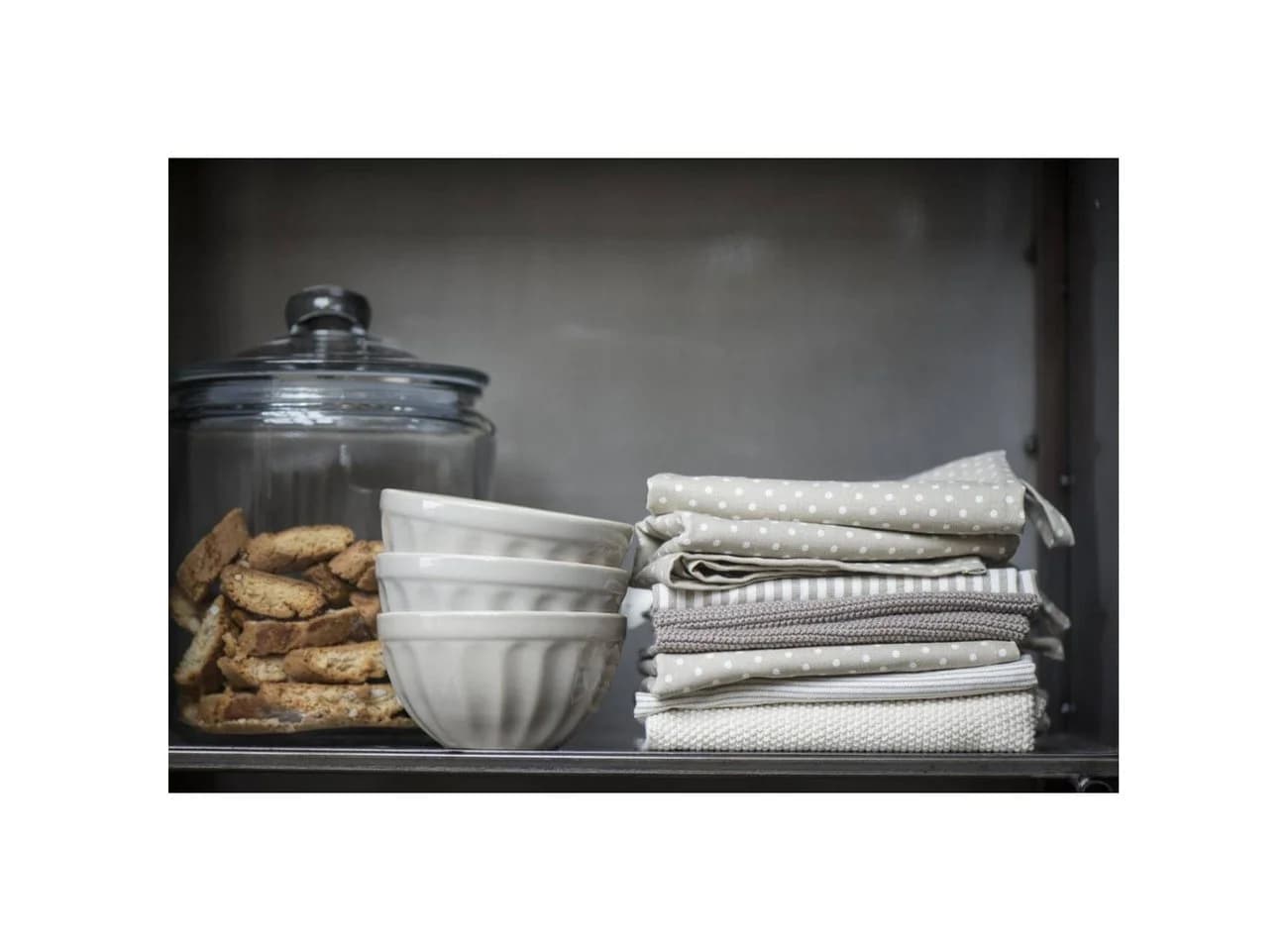 Ib Laursen Müslischüssel Mynte 6er Set Beige Steingut