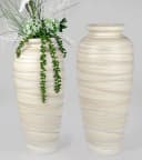 formano Bodenvasen-Set RELIEF Creme Keramik Bild 1