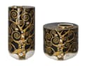 Goebel Dekovase Gustav Klimt Schwarz Gold Bild 2