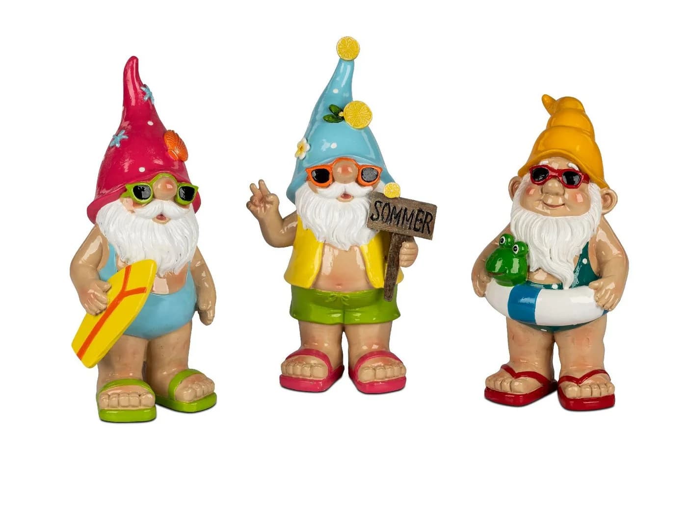 formano Dekofigur Sunshine Gartenzwerg bunt Kunststein
