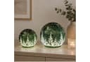 formano LED Kugelleuchte Frosty Winterwald Grün mit Timer Bild 3
