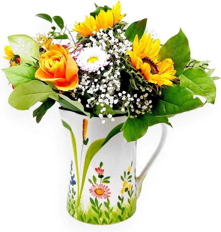 Lashuma Wasserkrug Blumenwiese Keramik 1,5 l - Bild 4