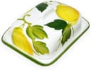 Lashuma Butterdose Zitrone Keramik Handbemalt Bild 2