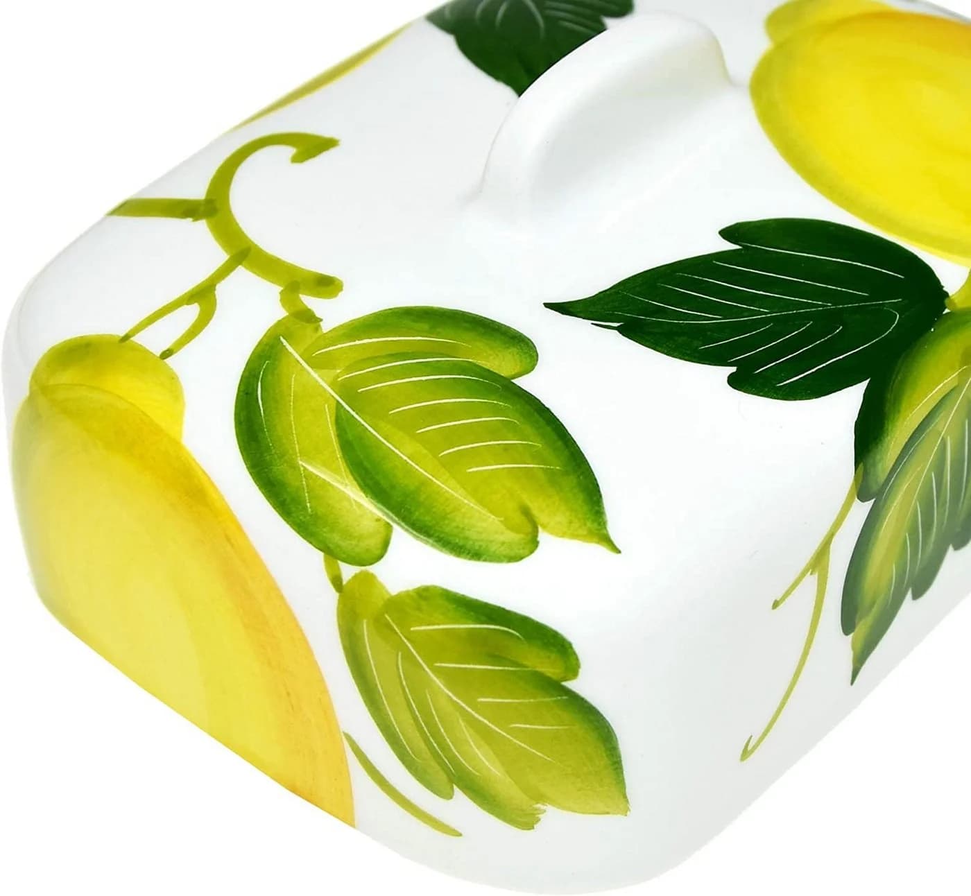 Lashuma Butterdose Zitrone Keramik Handbemalt - Bild 4