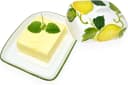 Lashuma Butterdose Zitrone Keramik Handbemalt Bild 5