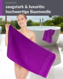 Lashuma Handtuch Set London Premium Frottee 2-St. 100% Baumwolle Bild 5
