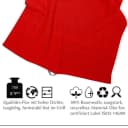 Lashuma Badematte Pure 50x70 cm Rot Baumwolle Bild 1